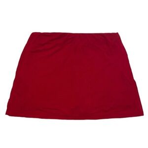 Red Mini Skirt